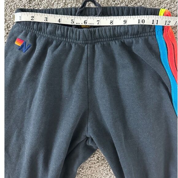 Aviator Nation 5 Stripe Sweatpants – Women’s Small – Charcoal Gray - Picture 4 of 5